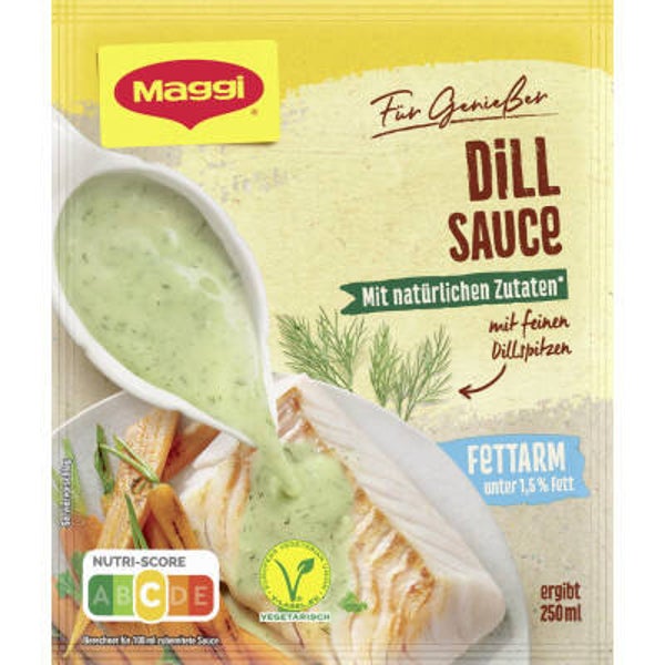 Dill Sauce fettarm ergibt 250ml Vegan