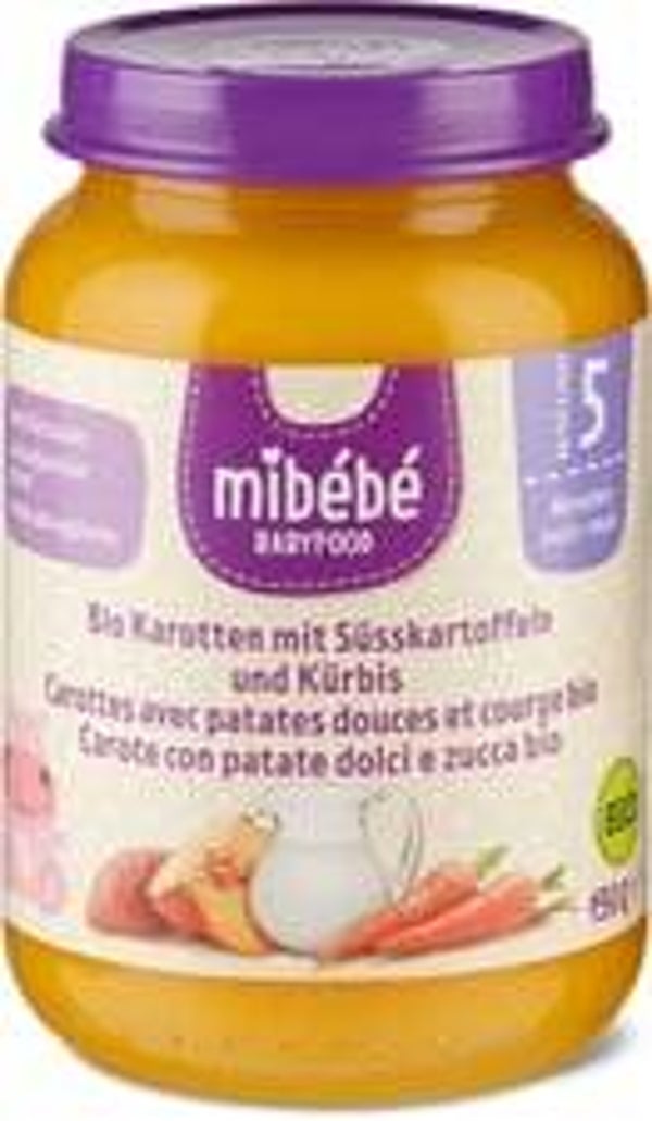 Mibebe Bio Suesskart. Kuerbis