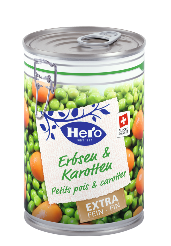Hero Erbsen+Karotten extra fein