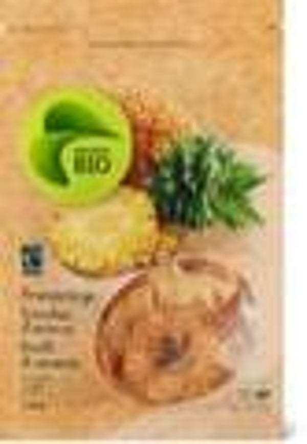 Bio Ananasringe  getrocknet