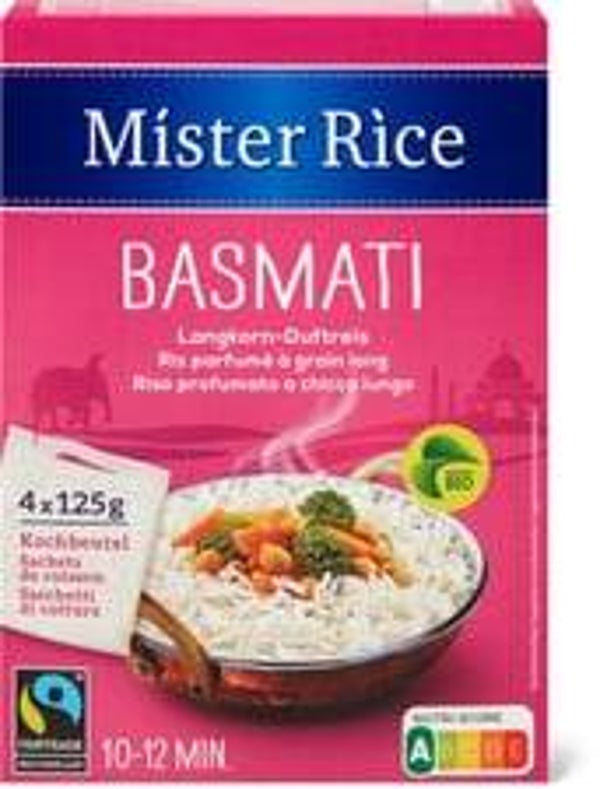 Mister Rice Basmati Reis Kochbeutel