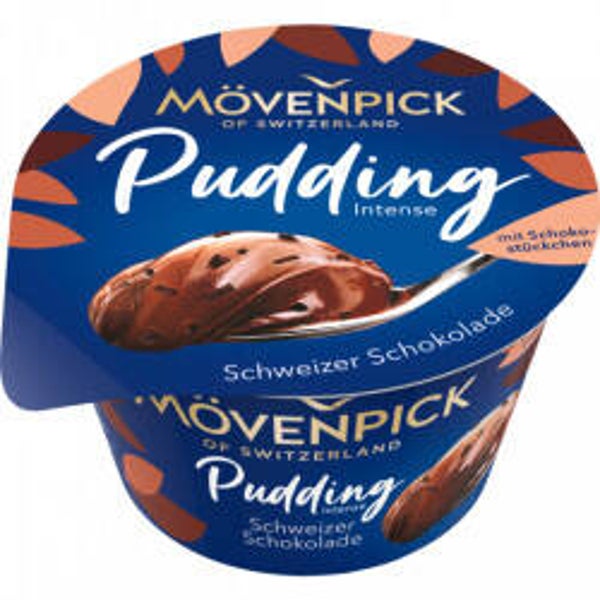 Pudding Schweizer Schokolade mit Stückchen