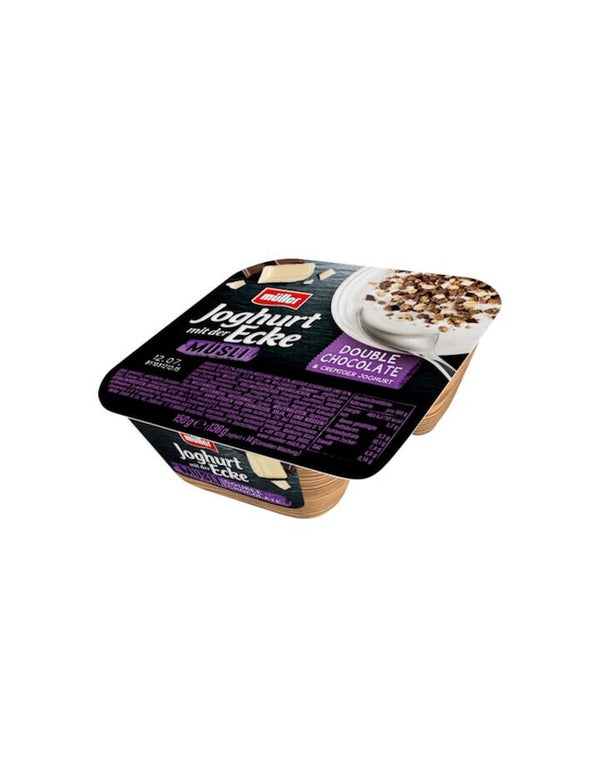 Müller Joghurt mit der Ecke Müsli Double Chocolate
