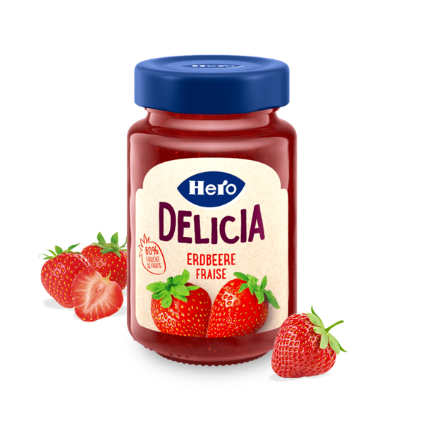 Hero Konfitüre Delicia Original Erdbeer
