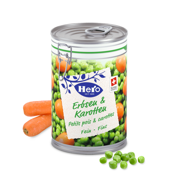 Hero Erbsen / Karotten 540g