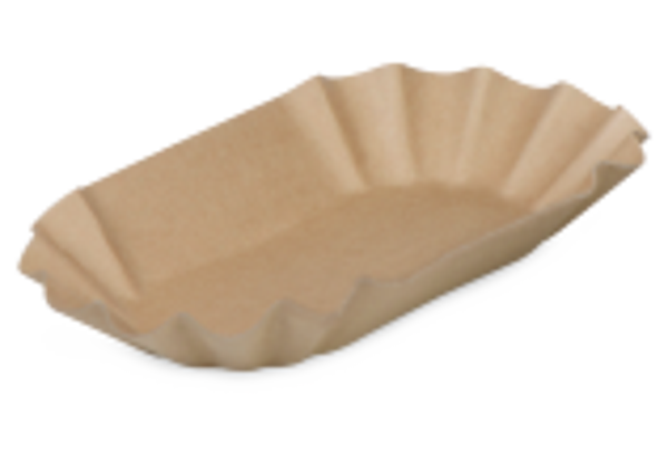 Pappschale bnraun unbeschichtet