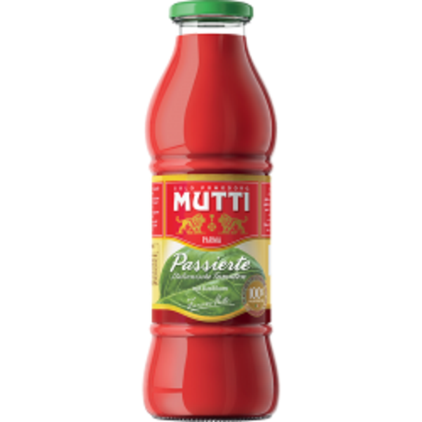 Passierte Tomaten, Basilikum