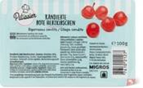 Patissier Kandirte rote Herzen 100g