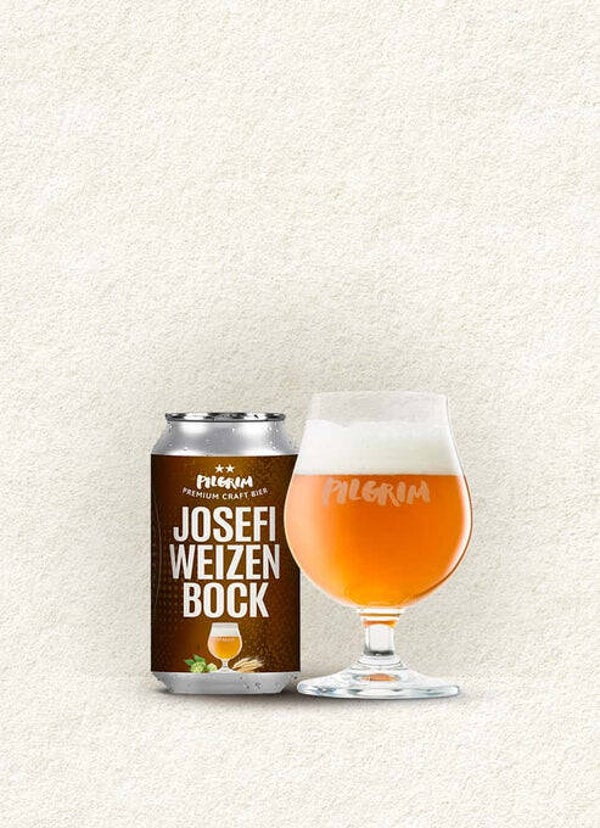 Pilgrim Josefi Weizenbock Dose 48x33cl