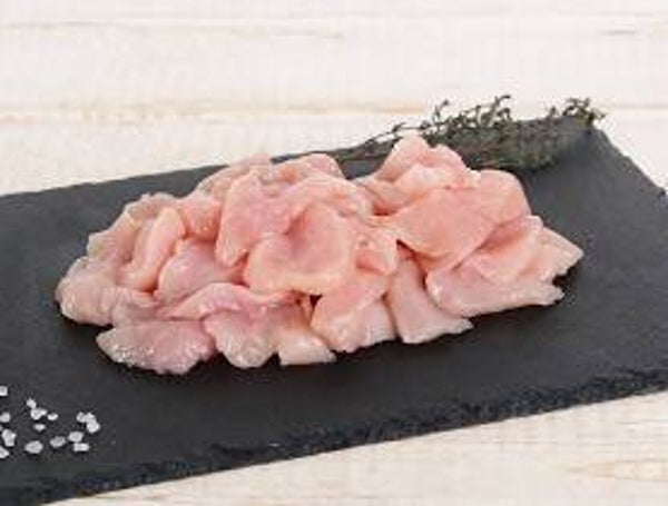Pouletgeschnetzeltes von Hand