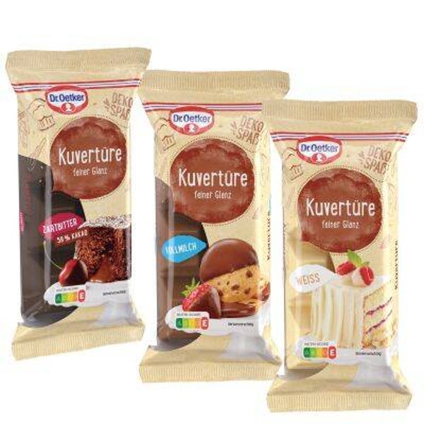 Dr.Oetker Probier-Set Kuvertüre 450gr