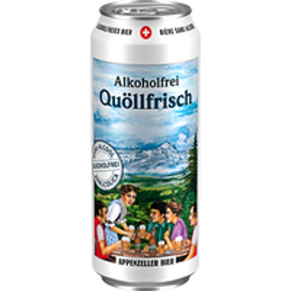 Appenzeller Quöllfrisch Alkoholfrei Dose 4x6 50cl