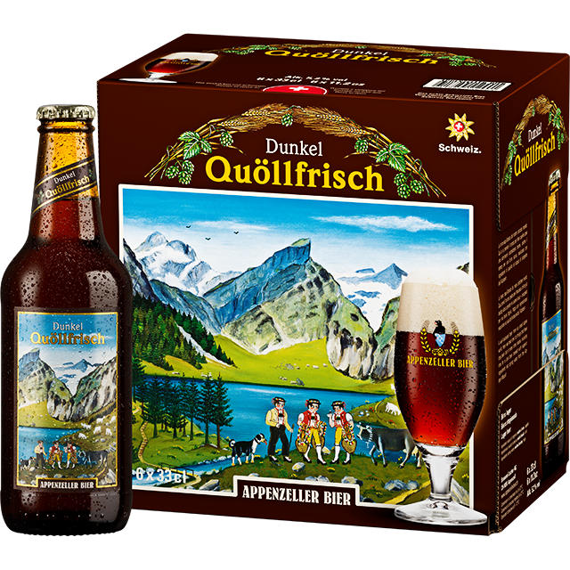 Quöllfrisch Dunkel 6x33cl 5.20% Alk