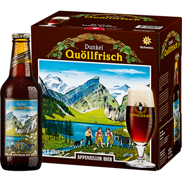 Quöllfrisch Dunkel 6x33cl 5.20% Alk