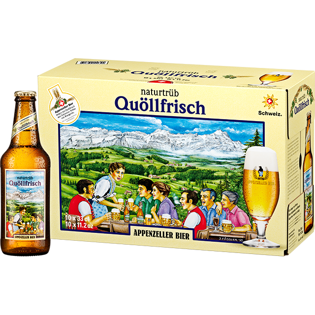 Quöllfrisch Naturtrüeb 10x33cl 4.80%Alk
