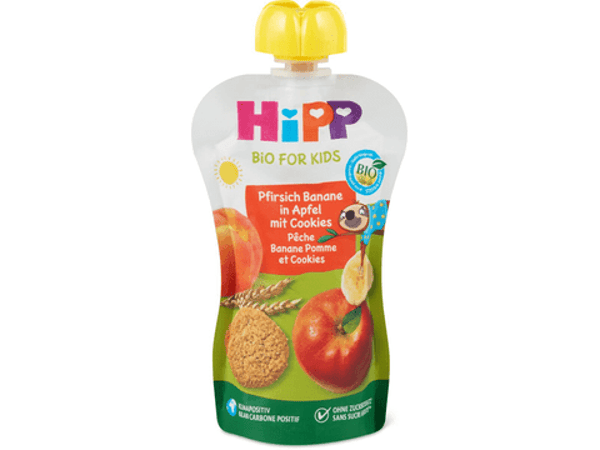 Bio Pfirisch Banane in Apfel