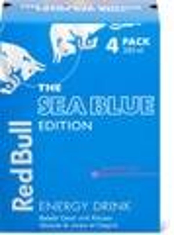 Red Bull Energy Drink The See Blue
