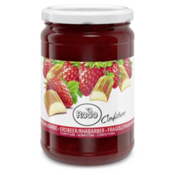 Roco Konfitüre Erdbeere-Rhabarber