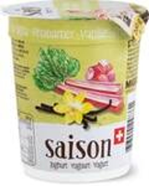Saison Joghurt Rhabarber Vanille