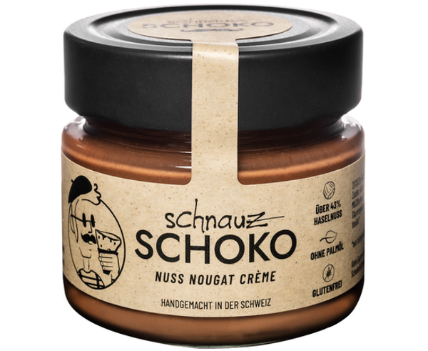 Schnauz Schoko Nuss Nougat Creme