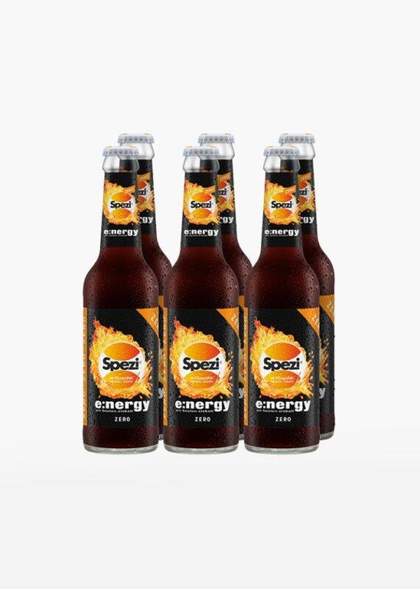 Spezi energy ZERO 6x0.33cl einweg Glas