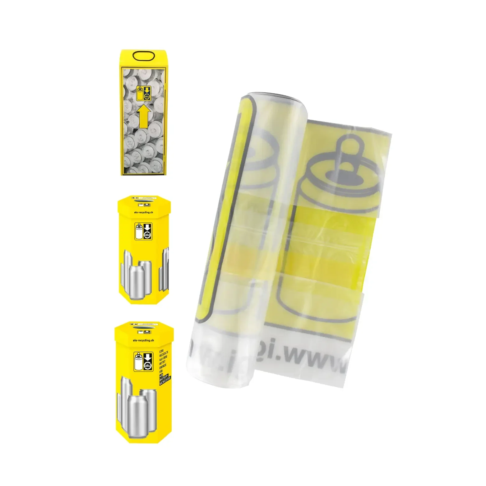 110-Liter Alu-Säcke (Rolle a 10 Stück)