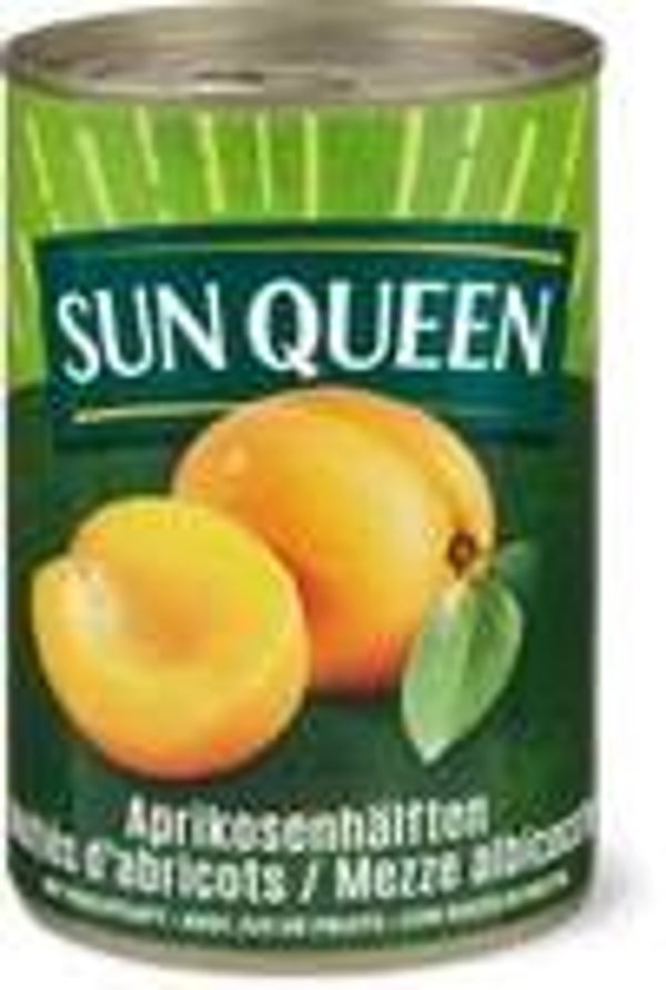 Sun Queen Geschälte halbe Aprikosen 240g