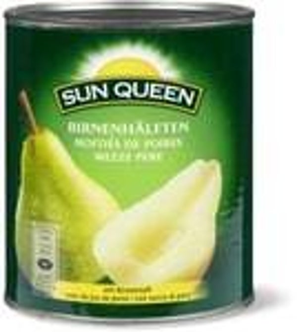 Halbe Birnen in Saft