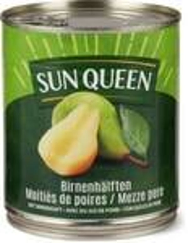 Sun Queen Halbe Birnen in Birnensaft 465g