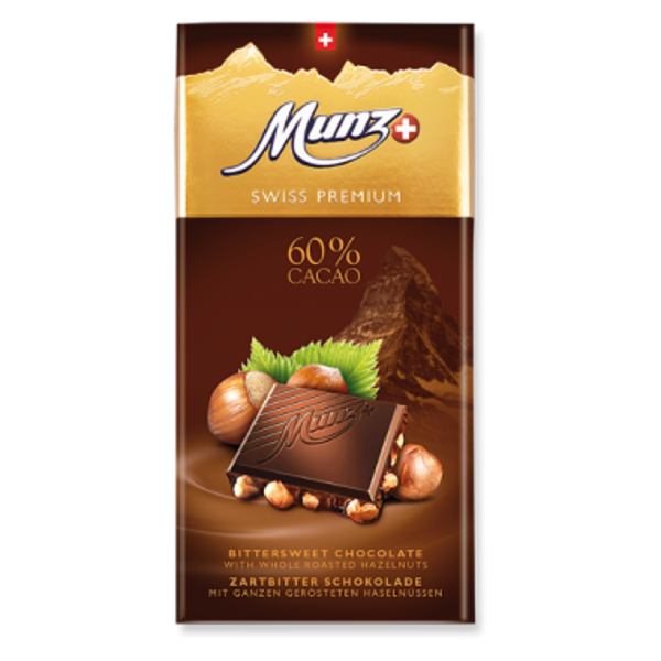 Swiss Premium Zartbitter 60%Nuss