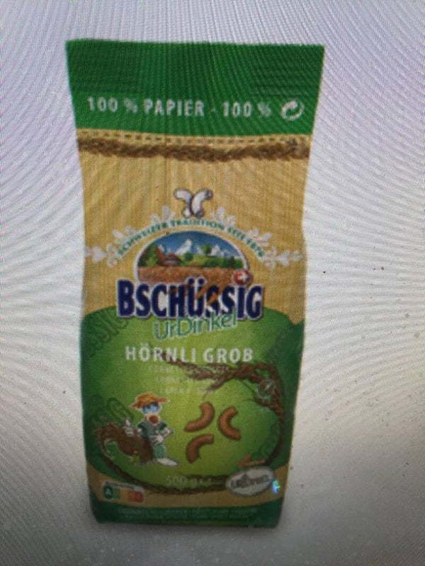 Bschüssig Urdinkel Hörnli grob