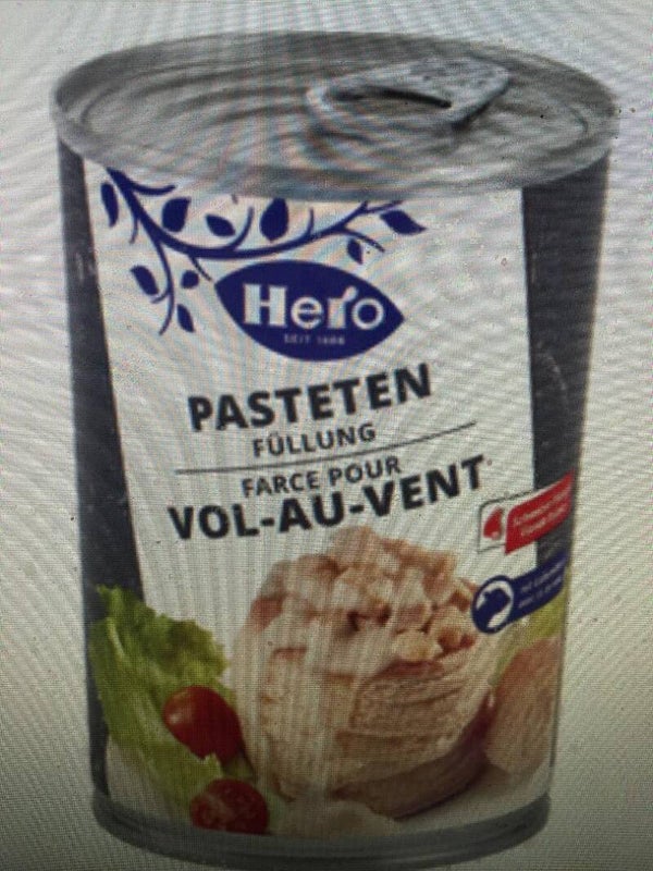 Hero Pastetenfüllung Milken
