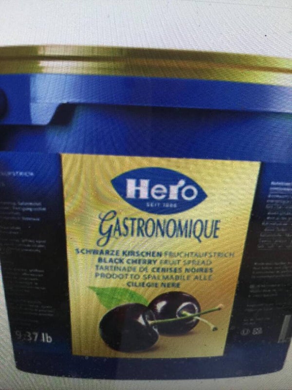 Hero Schwarze Kirschen Konfitüre