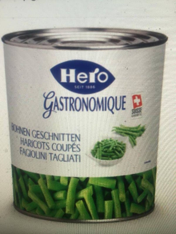 Haro Bohnen geschnitten