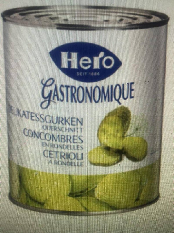 Hero Delikatessgurken Querschnitt