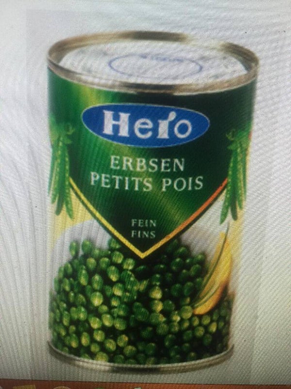 Hero Erbsen fein