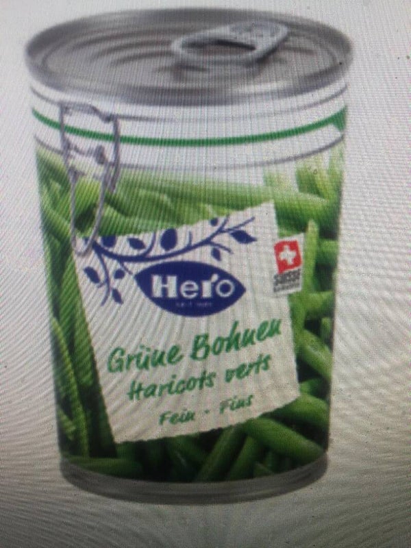 Hero Bohnen fein