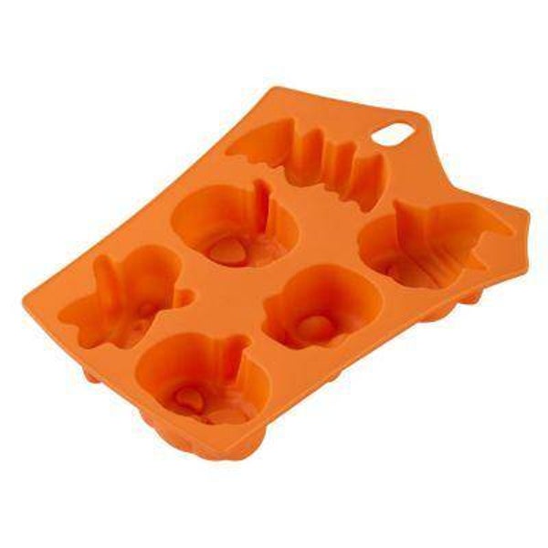 Minikuchenform/Eiswürfelfprm Halloween-Motive