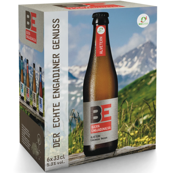Bio BE Alvetern Edelweiss Weizen 6x33cl Einweg
