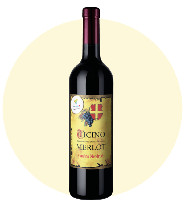 Merlot della Cantina Ticino DOC Merlot 1 Flasche 75cl