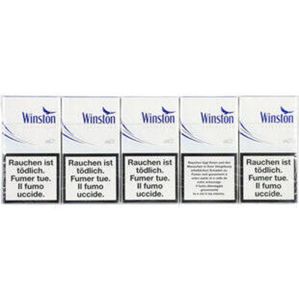 Winston Super Silm Blue Box