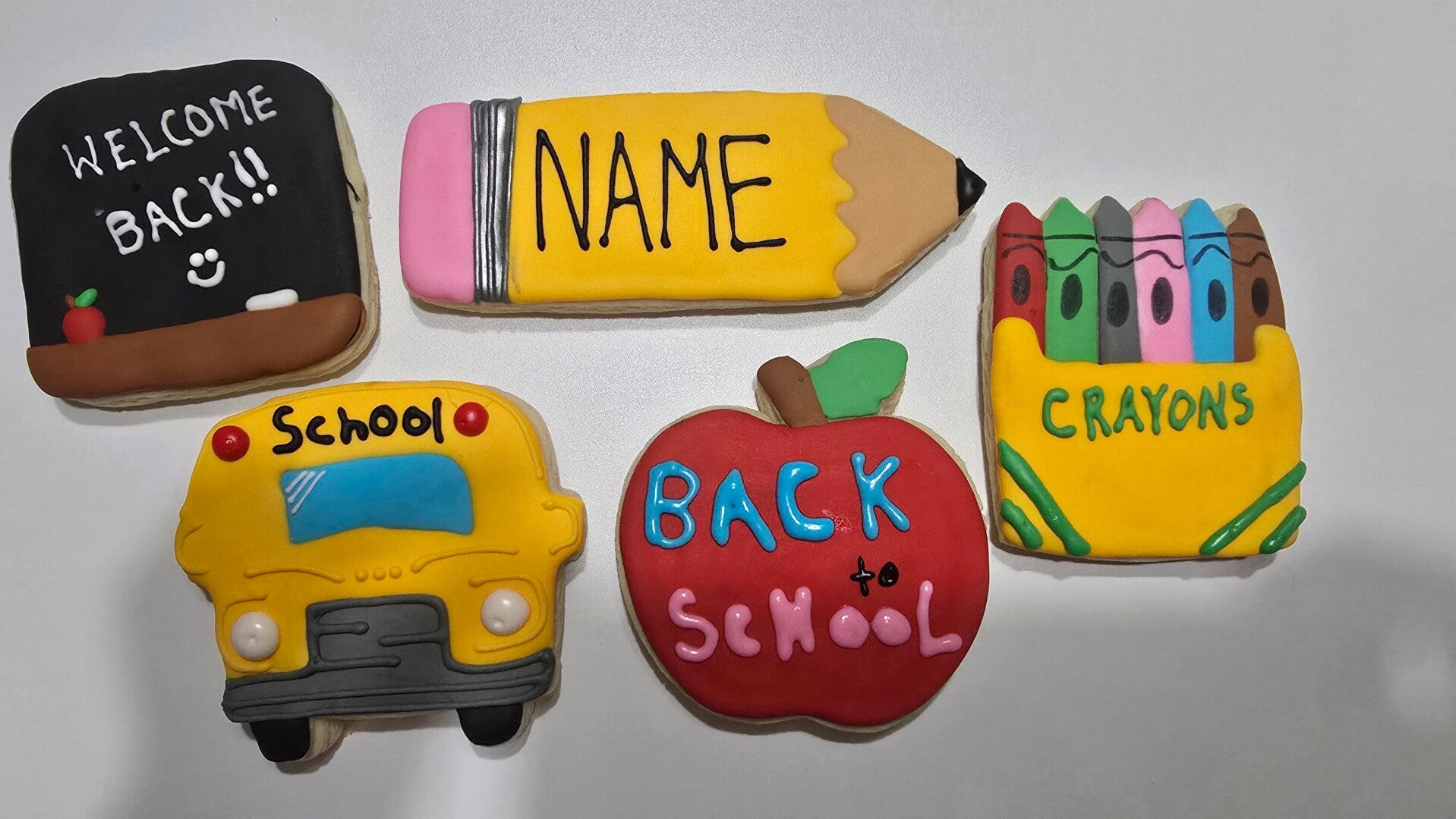 Back to school Sugar Cookeie Set