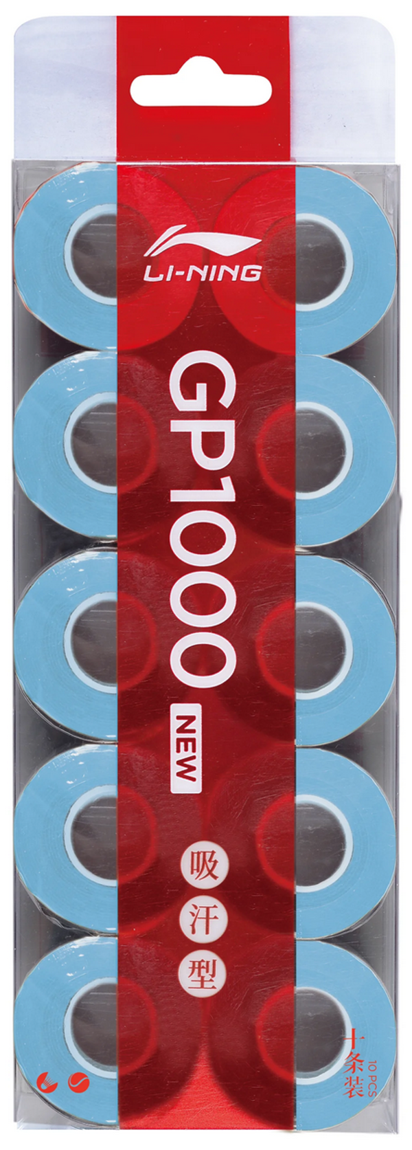 Li-Ning Overgrip GP1000 10er Box (Blau)