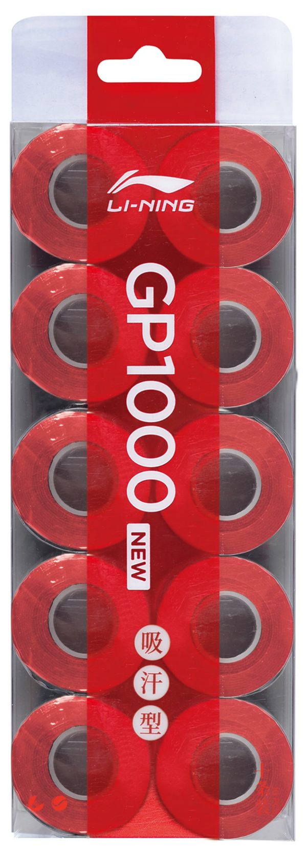 Li-Ning Overgrip GP1000 10er Box (Rot)