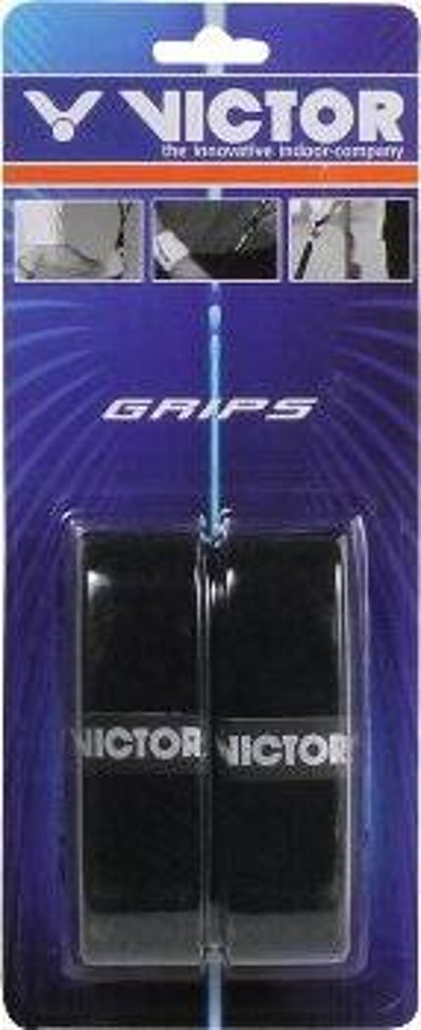 Victor Frottee-Grip (2 Griffbänder) - Farbe: Schwarz