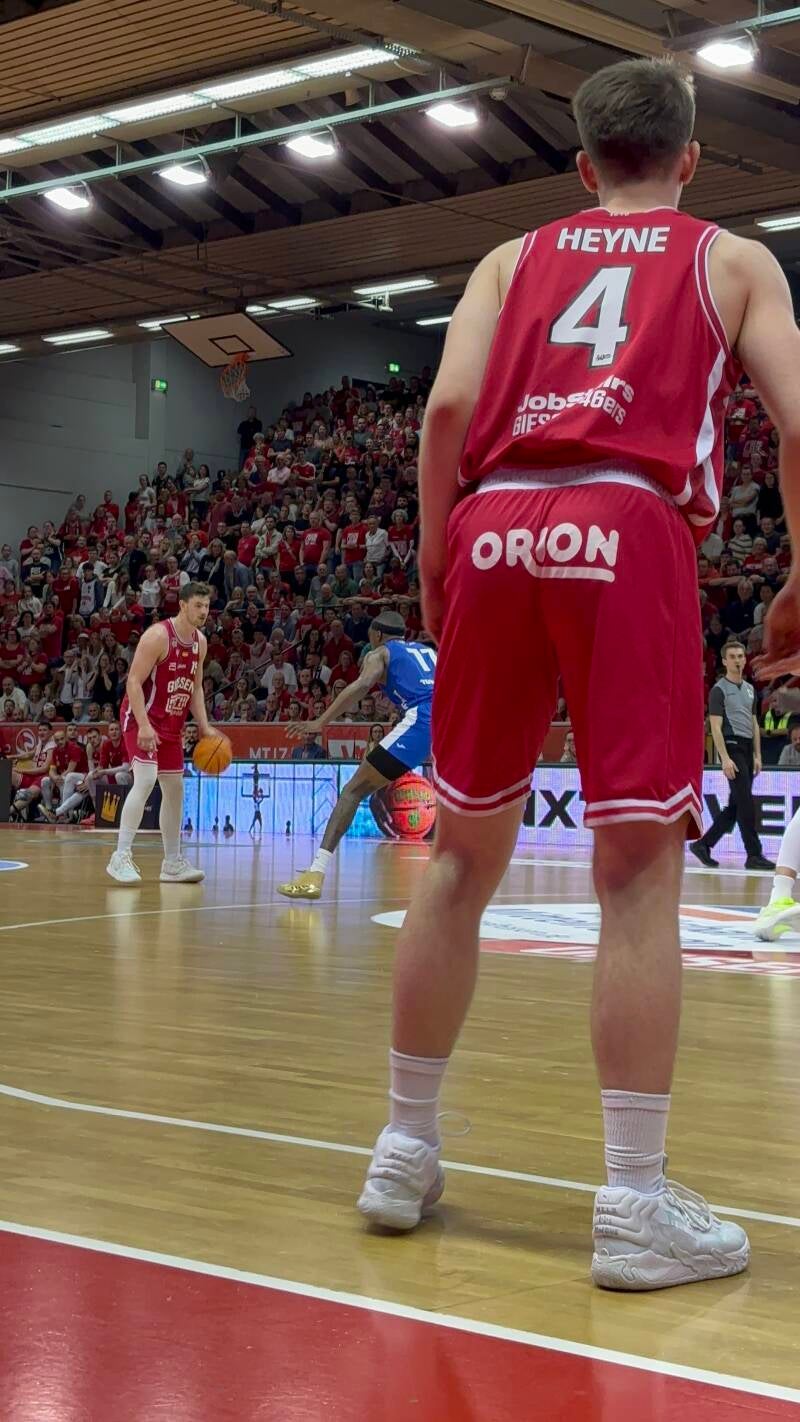 Till Heyne im Playoff-Viertelfinale gegen Karlsruhe