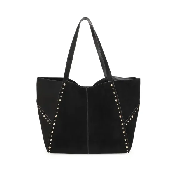 Dames Tas Shopper Studs Black