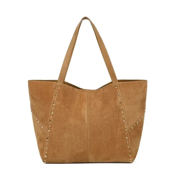 Dames Tas Shopper Studs Khaki