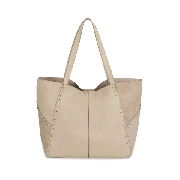 Dames Tas Shopper Studs Beige