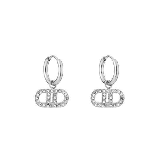 Inspiration oorbellen Zilver Liggend